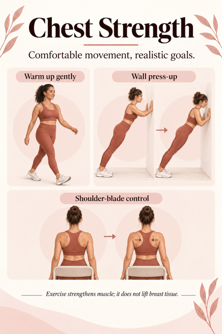 Illustrated guide: Chest Exercises for Strength: Realistic Expectations for Your Bust.
